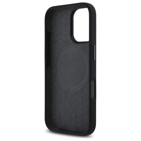 BMW M Silikone Trykt Ring MagSafe-cover til iPhone 16, Sort