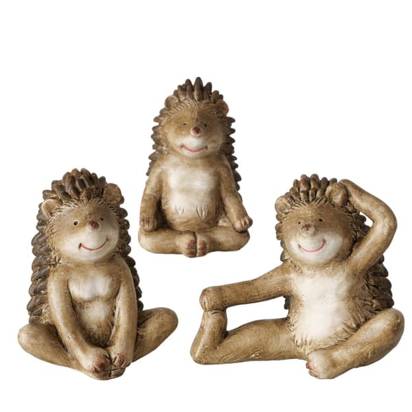 Sæt med 3 Hugy dekorative figurer