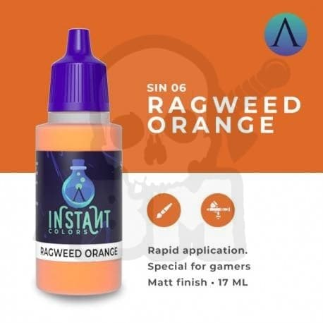 SIN-06-asteikon väri Instant Ragweed Orange