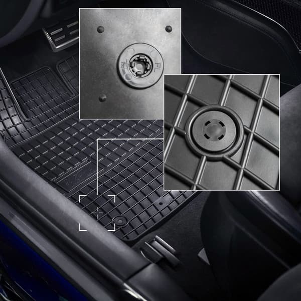 Gummimåtter til: Lancia Delta III hatchback (2008-2014) - grå monteret