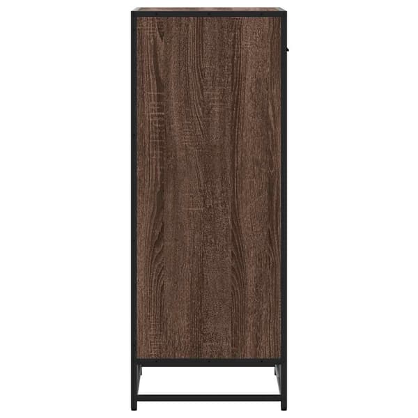 vidaXL skoskab brunt egetræ 48x38x97,5 cm