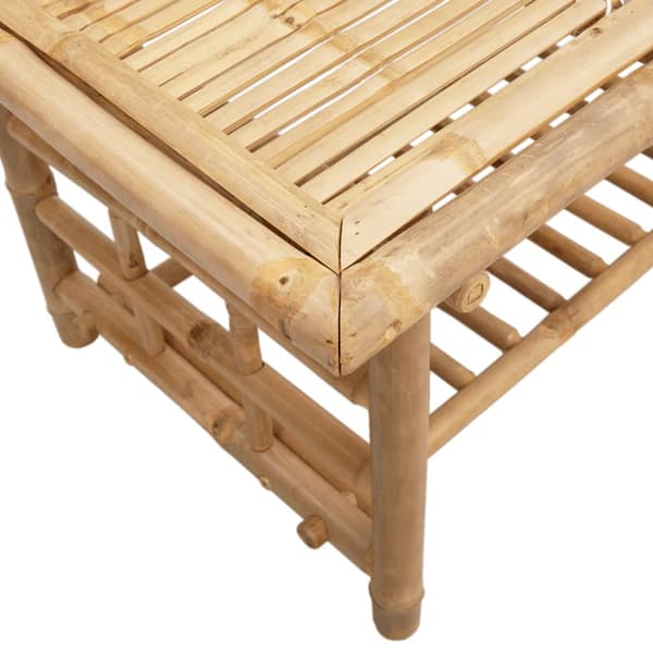 vidaXL Soffbord, 70x45x36 cm, bambu