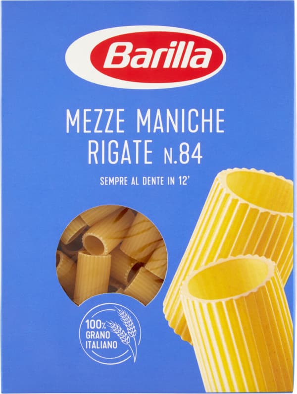 Mezze Maniche Rigate n84 500g - Barilla