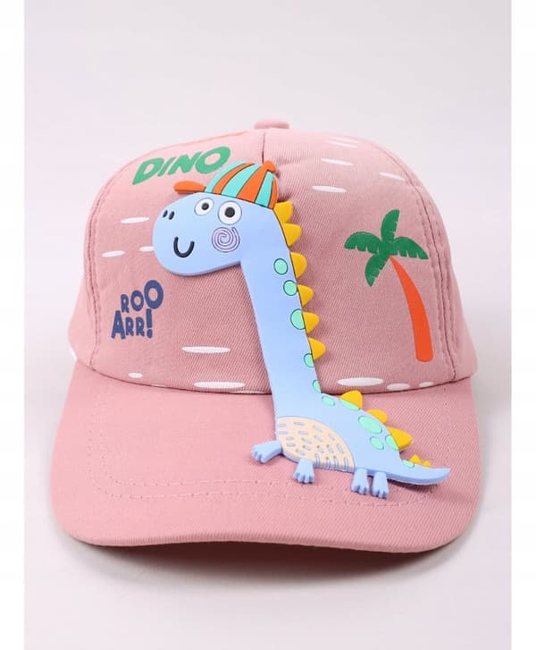 DINOSAUR 3D PINK BASEBALLCAP YO! 50/54 Ł031ś