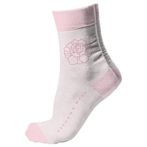 Blomster til mor sokker (lyserøde) størrelse 36-39