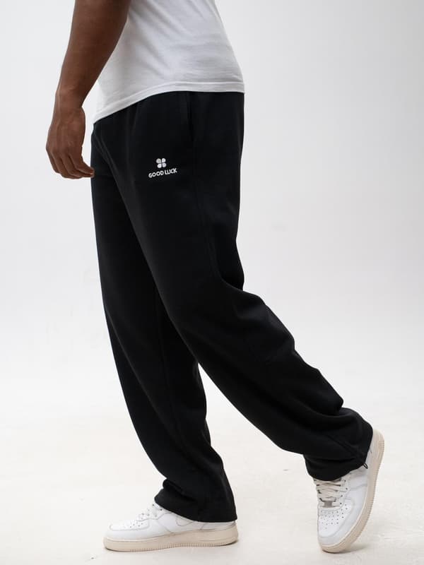 Herre Baggy Joggingbukser Sorte HELD OG LYKKE Navn M