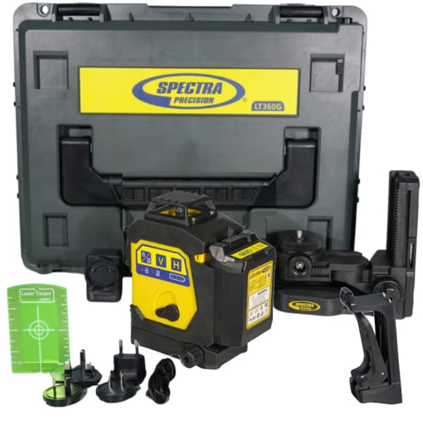 3x360° grön planlaser LT360G Spectra Precision
