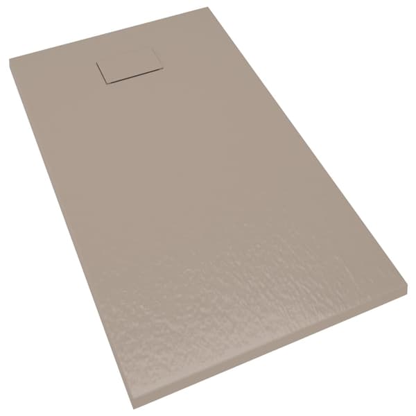 vidaXL Duschkar, SMC, Brun, 120 x 70 cm