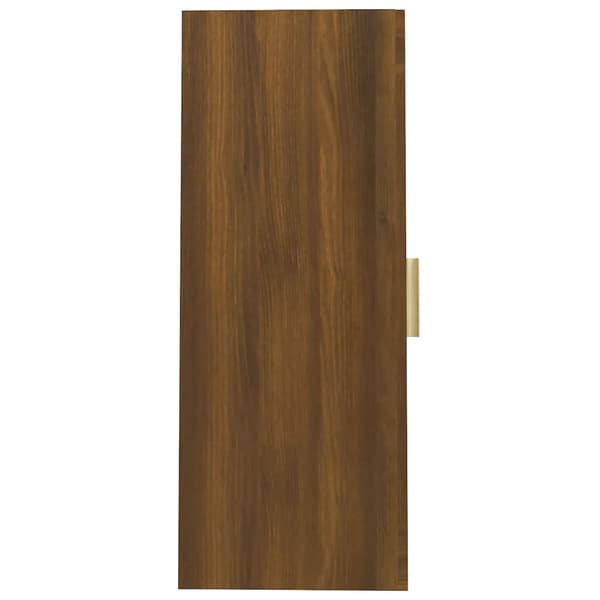vidaXL vægskab brunt egetræ 69,5x34x90 cm