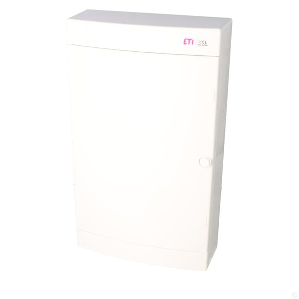 Utanpåliggande fördelningscentral 36 moduler IP40 vit dörr ECT36PO-s