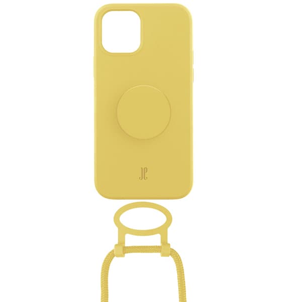 Just Elegance PopGrip-cover til iPhone 11 Pro, gult