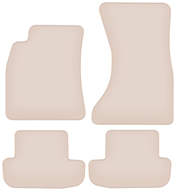 PREMIUM beige gulvmåtter til: Audi A5 8T coupé 2008-2018