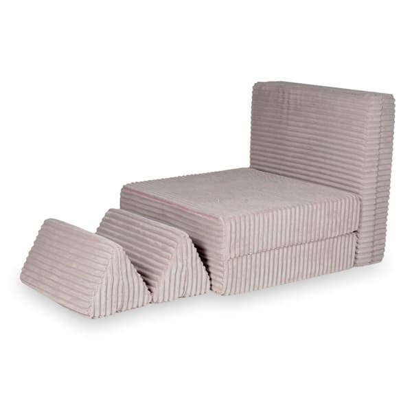 Montessori Standard Waffle Play Sofa Lyserød