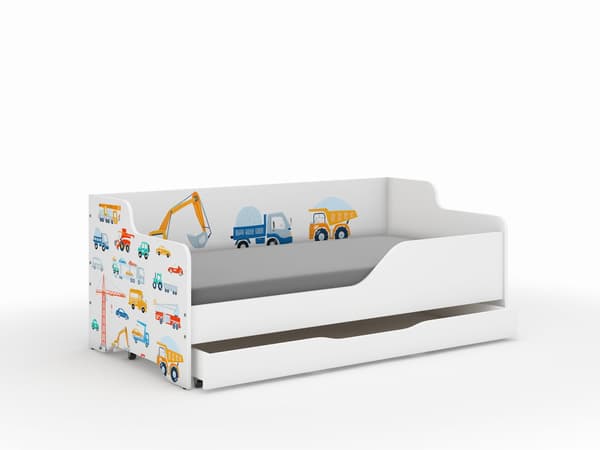 Børneseng LILU 160x80 MACHINES - sæt