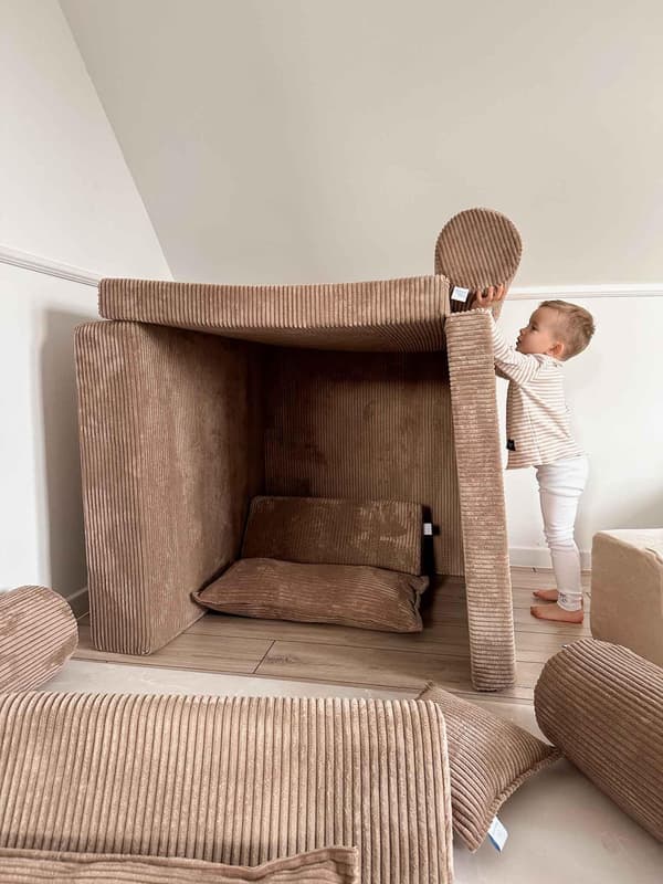 Mellem rulle til Toffee Corduroy Sofa