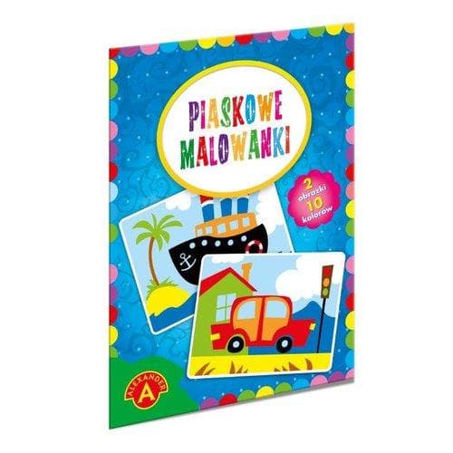 Sand-malebøger Skib Bil