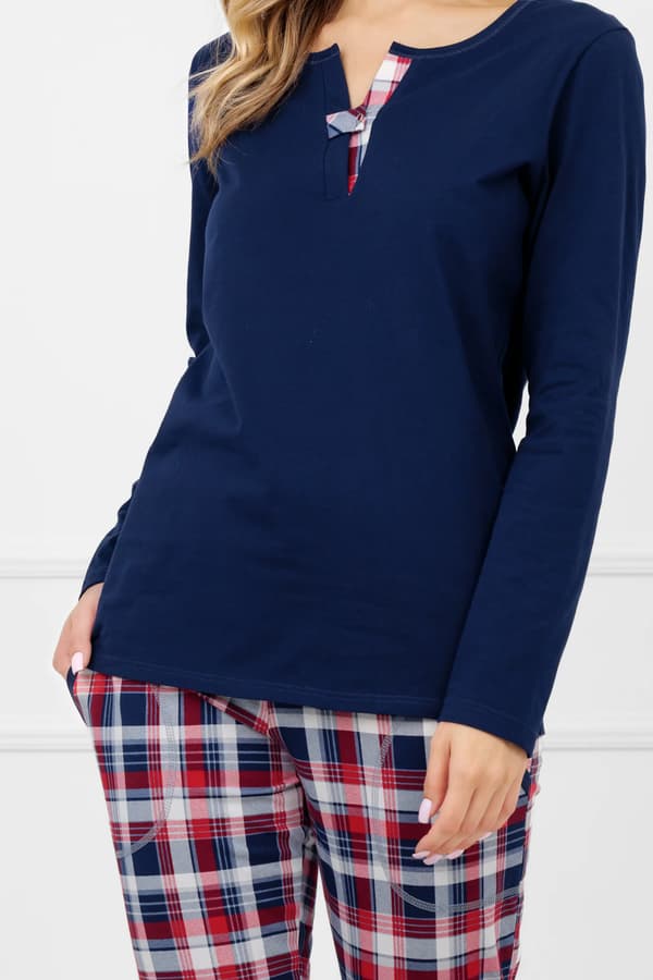 Rugia dampyjamas långärmad, långbyxor M