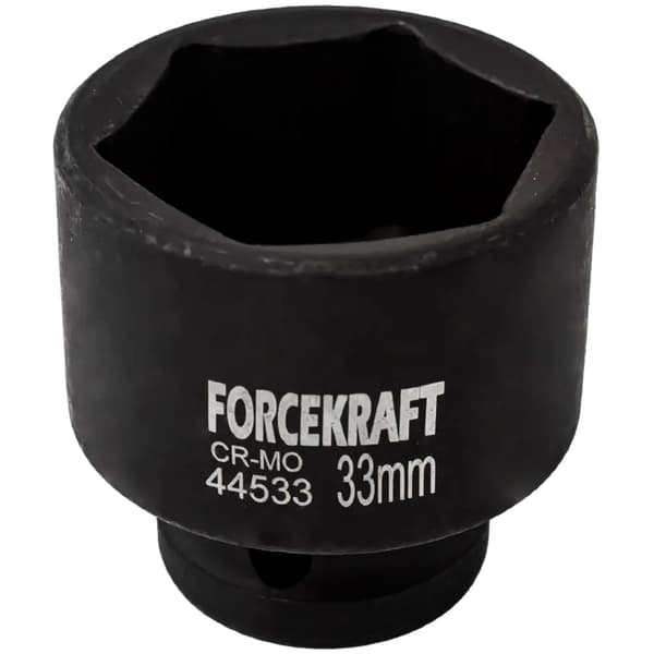 FORCEKRAFT Slagtopnøgle 1/2" 33 mm 6-kant