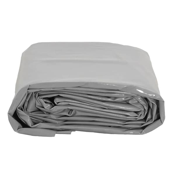 vidaXL Pressu, harmaa, 5x8 m, 600 g/m²