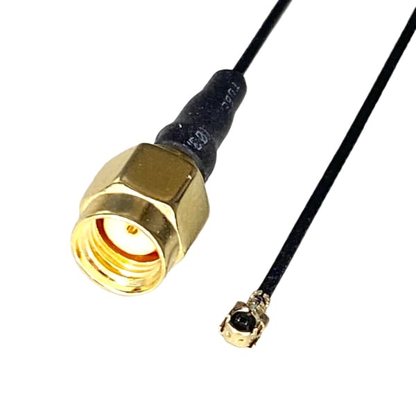 Pigtail MHF4 hun / SMA-RP stik RF0.81 30cm