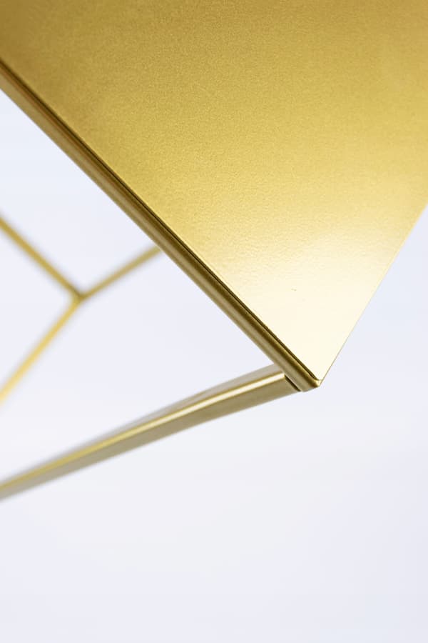 Metall Loft Stående Blomställ Guld Modern Design Evron M 19x19x62