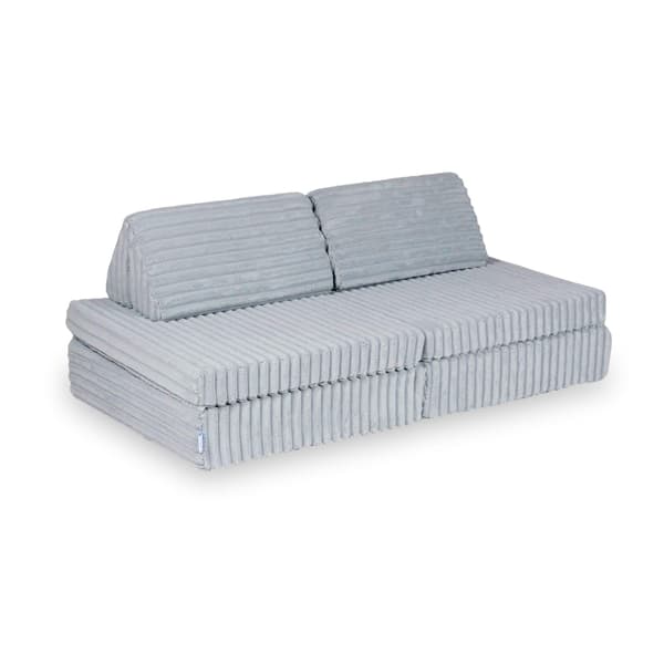 Montessori Comfort Waffle Grå Mini Legesofa