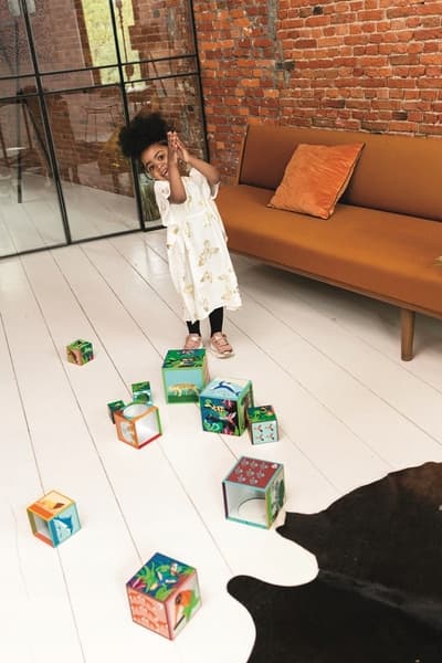 2-i-1 pedagogiskt frågespel: Pyramidtornet