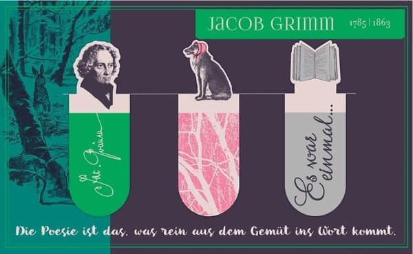 Magnetiske bogmærker - Jacob Grimm