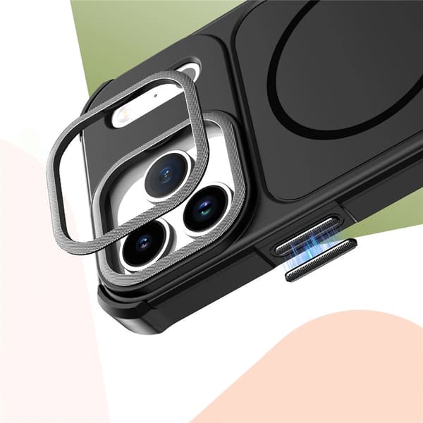 Stødsikkert cover til iPhone 17 Pro Max til MagSafe, sort