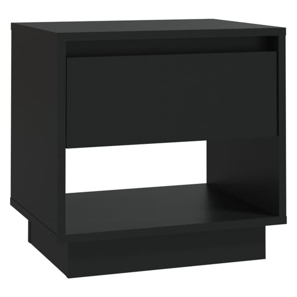 vidaXL sengebord, sort, 45x34x44 cm
