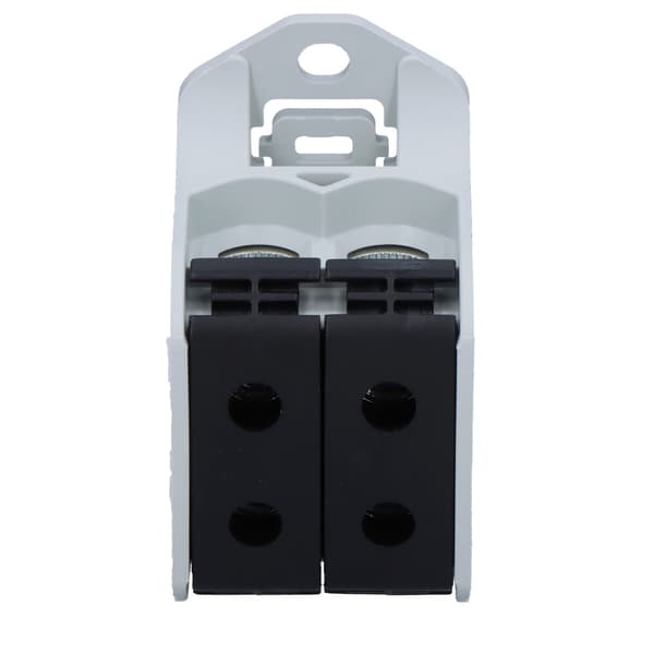 Gevindskinneforbindelse simblok STB 50-2 - Al/Cu, 87320, sort