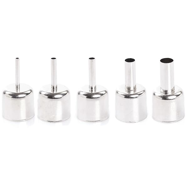 Sæt med 5 lige, korte dyser, 20 mm lange (5 lige)