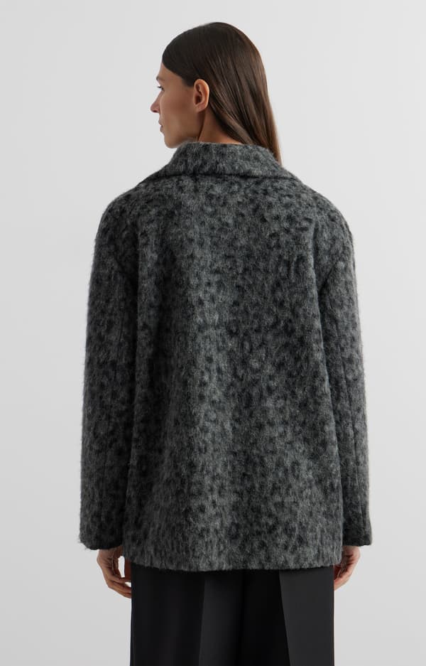 Leopardmönstrad jacka L/XL
