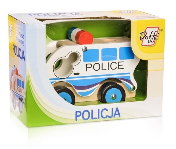 Træbil - politi