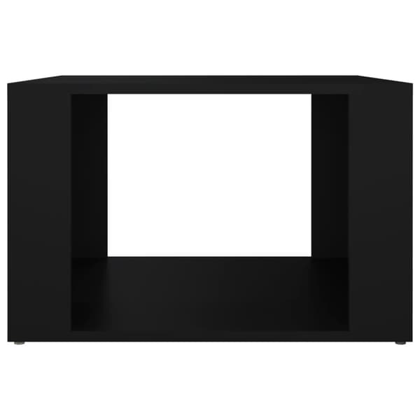vidaXL sengebord, sort, 57x55x36 cm, træbaseret materiale