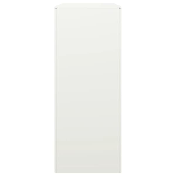 vidaXL Vedställ vit 100x40x100 cm stål