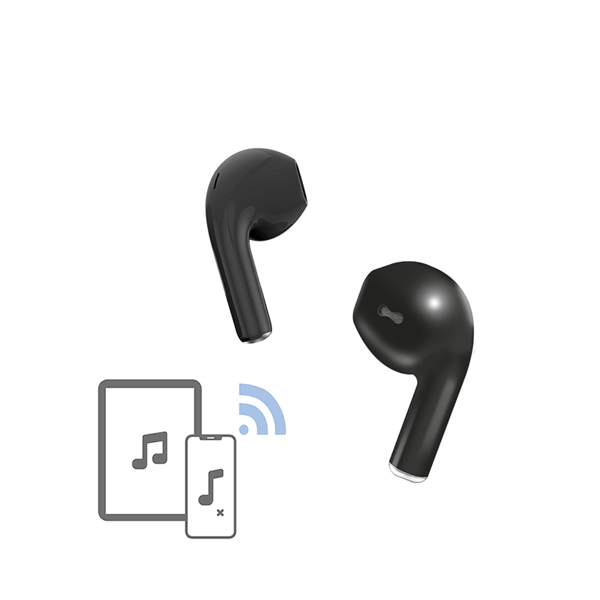LogiLink BT 5.3 USB-C Langattomat TWS-kuulokkeet, musta