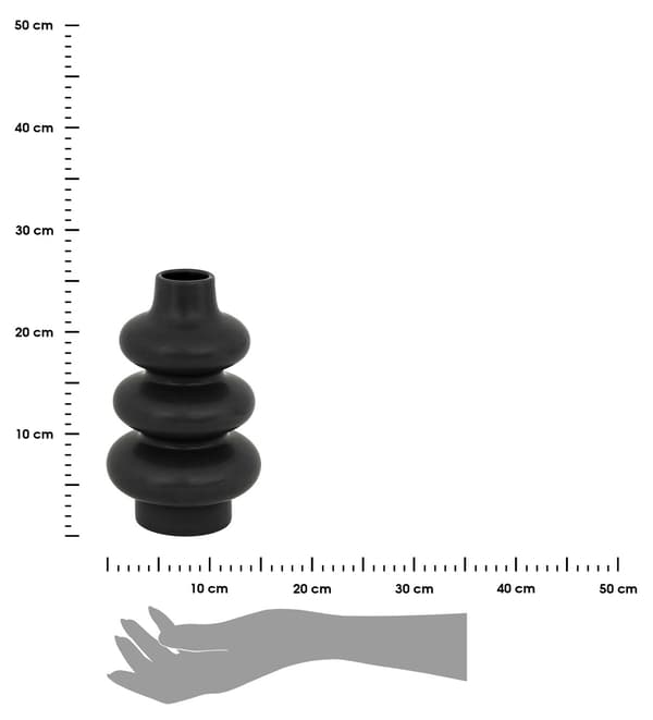 Clothlide Keramikvase Sort