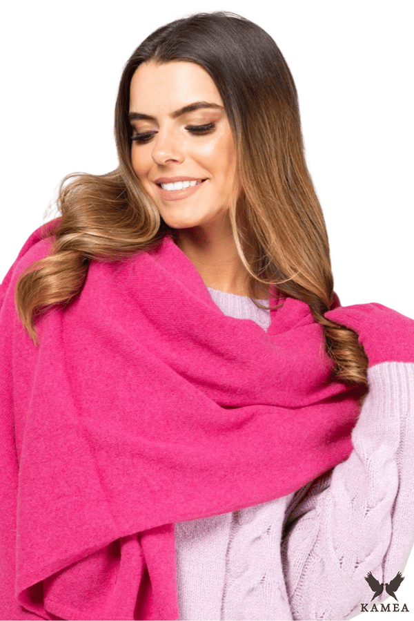 SCARF*01 dam vinter hallonfärgad
