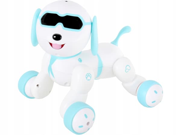 Fafik, den interaktiva robothunden, går, sjunger och talar polska