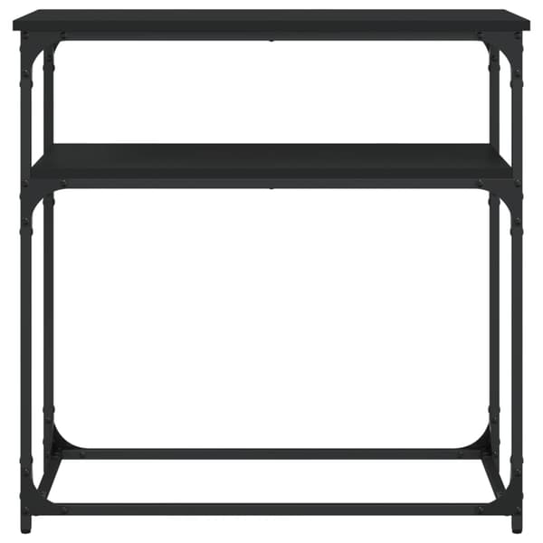 vidaXL konsolbord sort 75x35,5x75 cm