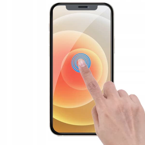 2x Härdat glas för iPhone 12/12 Pro med helskärmstäckning, 5D-glas