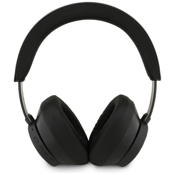 Guess Bluetooth ENC Saffiano Triangle Logo Sorte On-Ear Hovedtelefoner