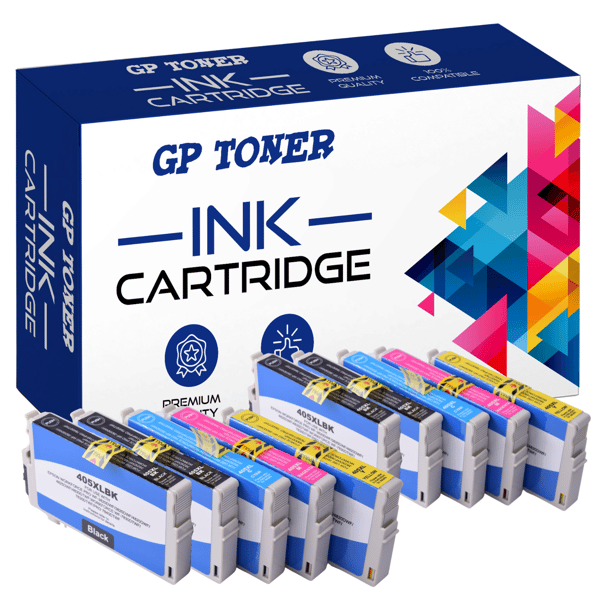 10x blækpatroner til EPSON GP-E405XL CMYKK x2 GP