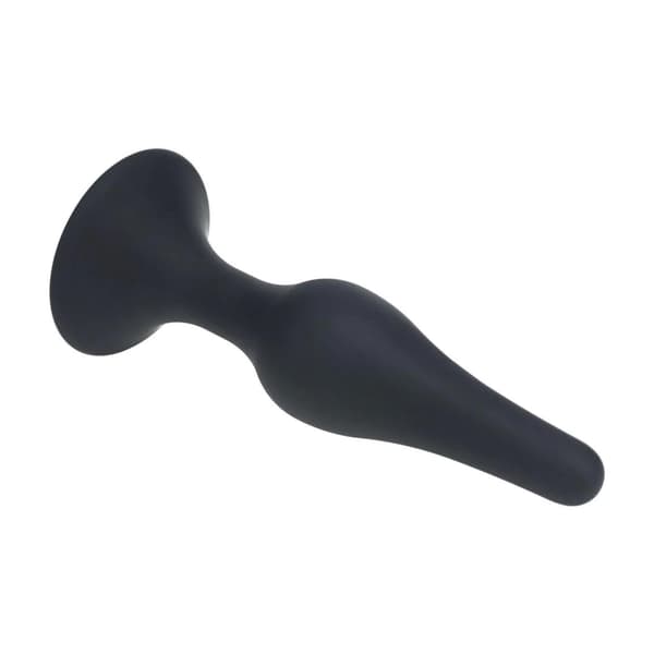 Slank Silikone Analprop - XL - Sort