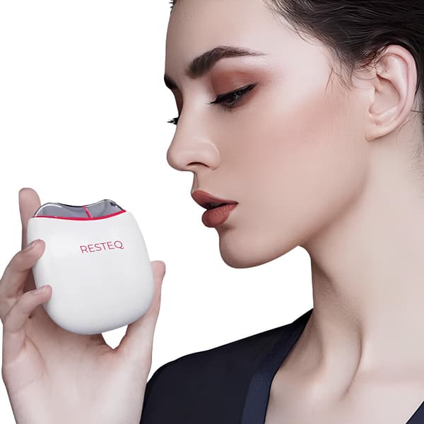 Gua sha -kasvohierontalaite RESTEQ EMS LED termolifting nuorennus 3 tilaa