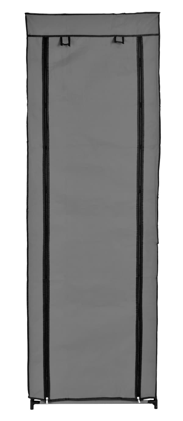 Lea textil skoskåp, antracit