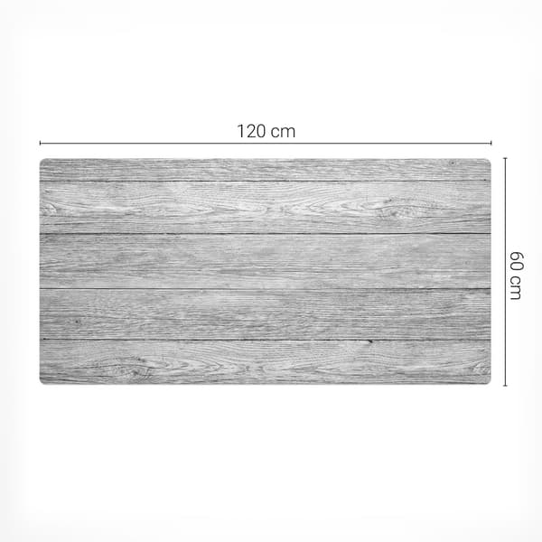 Slitstærk rutschfri skrivebordsmåtte til træplader 120x60 cm