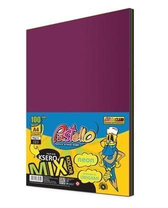 Kopiatorpapper A4 80g 5 färger 100 ark trend