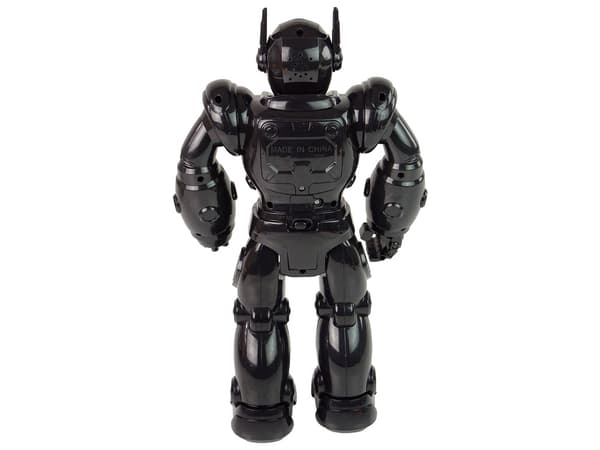 Interaktive robotgange med lydlys, sort